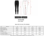 Legginsy damskie OLAVOGA TACTILE 2026 czarne - maWer Fashion