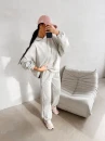 Komplet damski OLAVOGA ZESTY 2026 szary - maWer Fashion