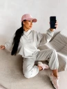 Komplet damski OLAVOGA ZESTY 2026 szary - maWer Fashion