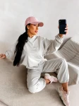 Komplet damski OLAVOGA ZESTY 2026 szary - maWer Fashion