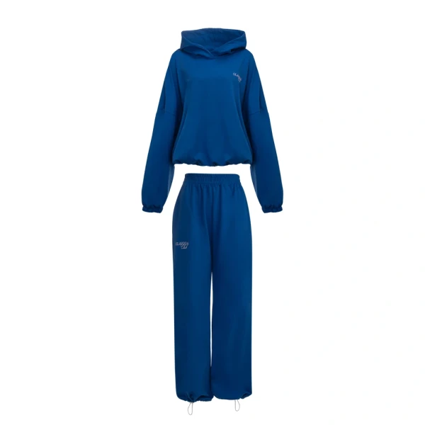Komplet damski OLAVOGA ZESTY 2026 ciemny niebieski - maWer Fashion