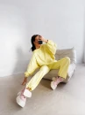 Komplet damski OLAVOGA ZESTY 2026 żółty - maWer Fashion
