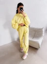 Komplet damski OLAVOGA ZESTY 2026 żółty - maWer Fashion