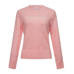 Sweter damski OLAVOGA ZAIO 2026 pudrowy róż - maWer Fashion