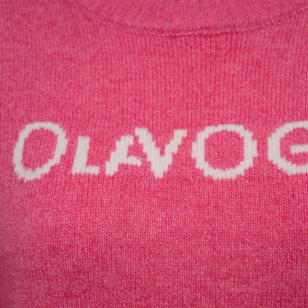 Sweter damski OLAVOGA ZAIO 2026 amarant- maWer Fashion