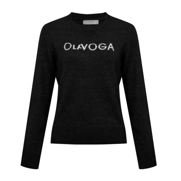 Sweter damski OLAVOGA ZAIO 2026 amarant- maWer Fashion