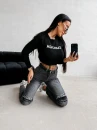 Sweter damski OLAVOGA ZAIO 2026 amarant- maWer Fashion