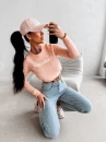Sweter damski OLAVOGA ZAIO 2026 koral róż - maWer Fashion