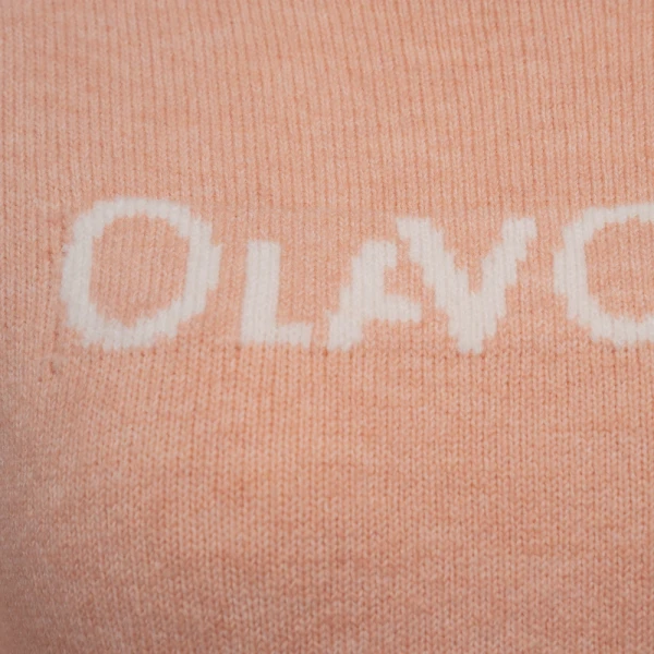 Sweter damski OLAVOGA ZAIO 2026 koral róż - maWer Fashion