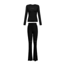 Komplet damski OLAVOGA UNWIND 2026 czarny - maWer Fashion