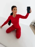 Komplet damski OLAVOGA UNWIND 2026 czerwony - maWer Fashion