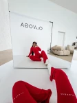 Komplet damski OLAVOGA UNWIND 2026 czerwony - maWer Fashion
