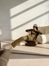 Komplet damski OLAVOGA UNWIND 2026 khaki - maWer Fashion