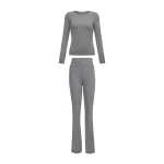 Komplet damski OLAVOGA UNWIND 2026 szary - maWer Fashion