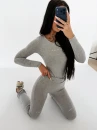 Komplet damski OLAVOGA UNWIND 2026 szary - maWer Fashion