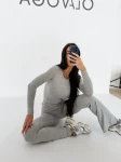 Komplet damski OLAVOGA UNWIND 2026 szary - maWer Fashion