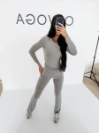Komplet damski OLAVOGA UNWIND 2026 szary - maWer Fashion