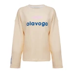 Bluza damska OLAVOGA URBAN ROYAL 2026 kremowa - maWer Fashion