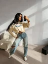 Bluza damska OLAVOGA URBAN ROYAL 2026 kremowa - maWer Fashion