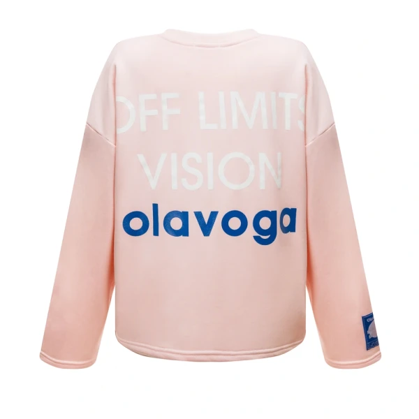 Bluza damska OLAVOGA URBAN ROYAL 2026 jasny róż - maWer Fashion