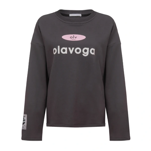Bluza damska OLAVOGA URBAN ROYAL 2026 grafit - maWer Fashion