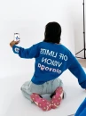 Bluza damska OLAVOGA URBAN ROYAL 2026 ciemny niebieski - maWer Fashion