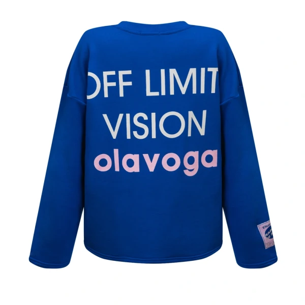 Bluza damska OLAVOGA URBAN ROYAL 2026 ciemny niebieski - maWer Fashion