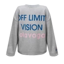 Bluza damska OLAVOGA URBAN ROYAL 2026 szara - maWer Fashion