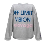 Bluza damska OLAVOGA URBAN ROYAL 2026 szara - maWer Fashion