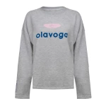 Bluza damska OLAVOGA URBAN ROYAL 2026 szara - maWer Fashion