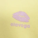 Bluza damska OLAVOGA LUCKY MINDSET 2026 żółta  - maWer Fashion