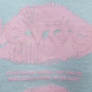 Bluza damska OLAVOGA LUCKY MINDSET 2026 jasny niebieski - maWer Fashion