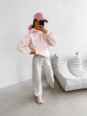 Bluza damska OLAVOGA LUCKY MINDSET 2026 jasny róż  - maWer Fashion