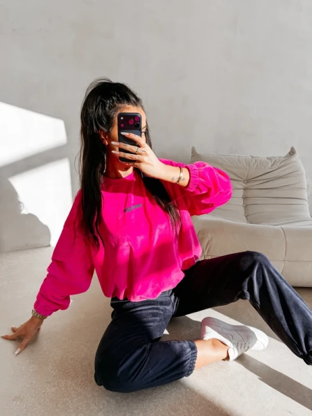 Bluza damska OLAVOGA VELVORA 2026 amarant - maWer Fashion