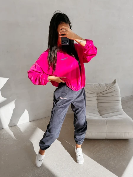 Bluza damska OLAVOGA VELVORA 2026 amarant - maWer Fashion