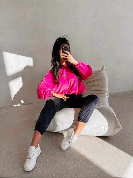 Bluza damska OLAVOGA VELVORA 2026 amarant - maWer Fashion
