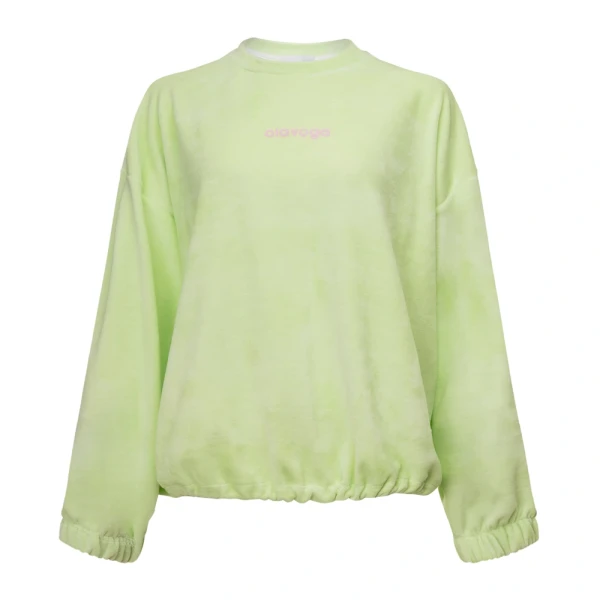 Bluza damska OLAVOGA VELVORA 2026 limonka - maWer Fashion