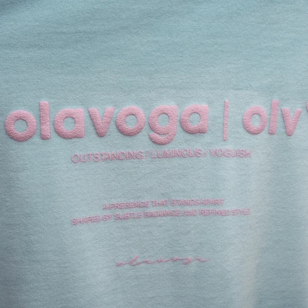 Bluza damska OLAVOGA VELVORA 2026 błękitna - maWer Fashion