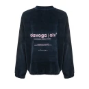 Bluza damska OLAVOGA VELVORA 2026 granatowa - maWer Fashion