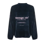 Bluza damska OLAVOGA VELVORA 2026 granatowa - maWer Fashion