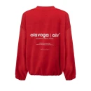 Bluza damska OLAVOGA VELVORA 2026 czerwona - maWer Fashion