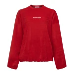 Bluza damska OLAVOGA VELVORA 2026 czerwona - maWer Fashion