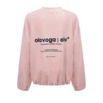 Bluza damska OLAVOGA VELVORA 2026 brudny róż - maWer Fashion