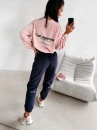 Spodnie damskie OLAVOGA RIBO 2026 granatowe - maWer Fashion