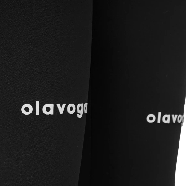 Legginsy damskie OLAVOGA TACTILE 2026 czarne - maWer Fashion