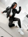 Legginsy damskie OLAVOGA TACTILE 2026 czarne - maWer Fashion