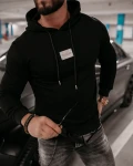 Bluza męska OLAVOGA ROGER czarna - maWer Fashion