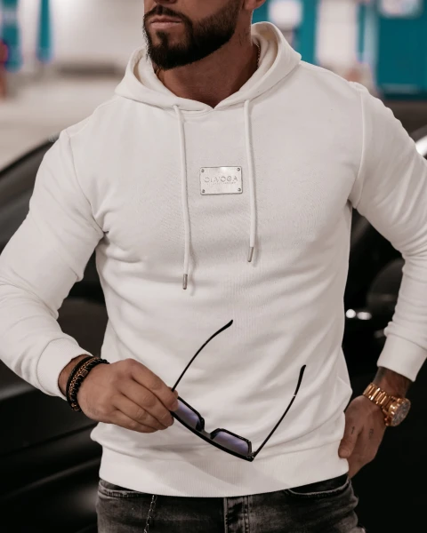 Bluza męska OLAVOGA ROGER ecru - maWer Fashion