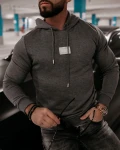 Bluza męska OLAVOGA ROGER ciemny szary - maWer Fashion