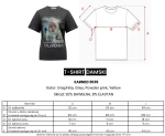 T-shirt damski OLAVOGA EARNED 2026 żółty - maWer Fashion